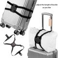 [Ship in 24 hours] Adjustable Anti-lost luggage Belt Strap Travel Suitcase Accessories Packing Belt Luggage Buckle Strap. 
