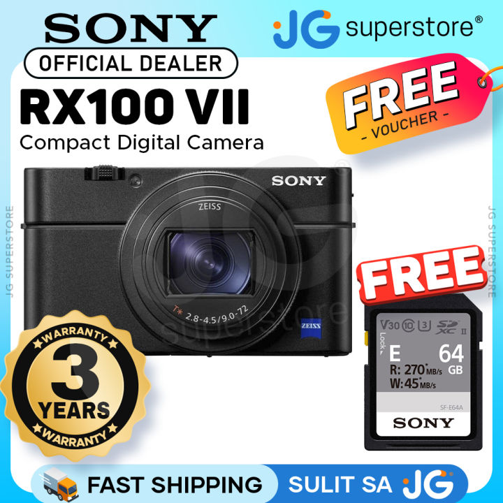 Sony RX100 VII Compact Digital Camera with ZEISS Vario-Sonnar T