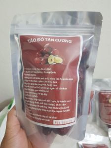 Táo đỏ tân cương (gói 200g) táo đỏ hữu cơ trà táo đỏ kỳ tử chắc thịt dẻo ngon ngọt chất lượng tuyệt đối