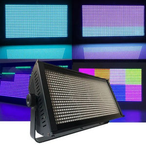 Lampu Sorot Lampu Panggung 3 in 1 Full Color 960 LED Penuh Warna 8+8 Segmen Klub Acara Pesta DJ lampu Disco Disko Lighting Panggung RGB Fullcolor DMX 512 Bisa ikut Suara Bisa Auto Run Flash Blizt MOOISHC