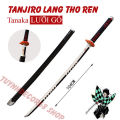 Gift shelves and free delivery of Kimetsu no yaiba Regoku Tanjiro Zennitsu sword, wind column, 104cm (non-metallic) high-quality wooden water column. 