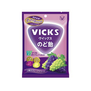 Vicks Mix Grape Mix Citrus Unsweetened Throat Candy Japan