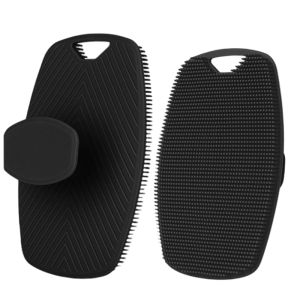 Soft Silicone Body Scrubber Handheld Cleansing Skin Brush Exfoliating Shower Scrubber Brush