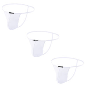 CMENIN ADANNU 3Pcs Ins Style Polyester Mens Thong And G String Mens Panties Breathable Tanga Underwear Man Jockstrap Underpants Top DP905