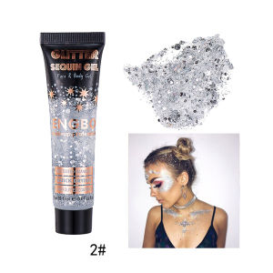SG Stock 12 Color Body Glitter Gel Tube Hair Face Highlighter Sparkling Shimmer Makeup Party Sequin