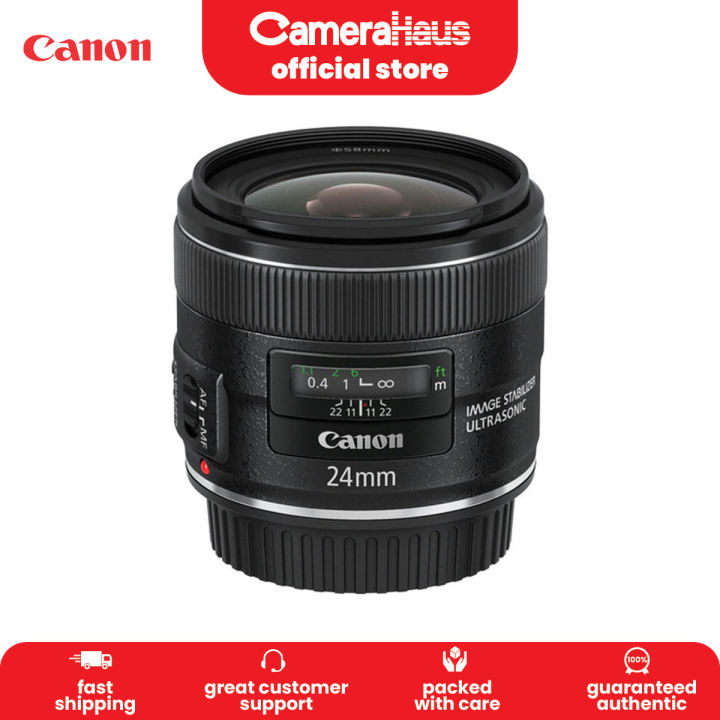 Canon EF 24mm IS USM Lens Wide-Angle Lens With Image