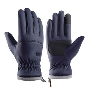 MINUTE ถุงมือสำหรับขับขี่ ขนแกะขนแกะ กีฬานอกสถานที่ ถุงมือเต็มนิ้ว ถุงมือผู้ชายถุงมือ ถุงมือขนยาวอบอุ่น ตุ๊กตาผ้าหนา