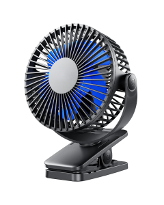 3000mAh Clip Fan Rechargeable Mini fan USB Rechargeable 3 Speed Wind Detachable Washable 720° Rotatable Portable fan