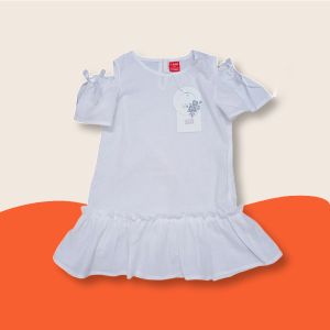 Đầm trắng nhí dễ thương hàng cao cấp 2 tag bé từ 10- 20 kí Ảnh thật Hebikids