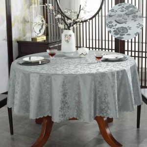 ผ้าปูโต๊ะ ผ้าปูโต๊ะกลม ผ้าขนาด 2 เมตร หนังPU กันน้ำ กันน้ำมัน เกรดพรีเมี่ยม แบบหนาอย่างดีไร้รอยต่อทอเต็มผืน