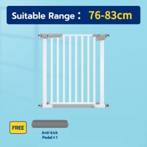 IMUTO Gate for baby safety Pet gate indoor fence Barrier for kids Guard for Baby Child Adjustable Fence Baby door