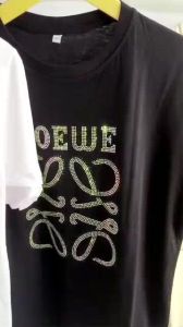 30s premium cotton combed womens T-shirt/short sleeve womens T-shirt/Mote swalovski .C