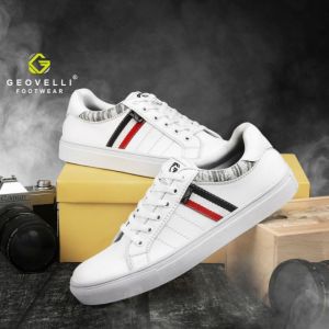 Geovelli - Sepatu Sneaker Pria Terbaru Putih Brand