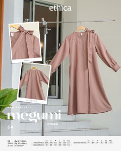 ETHICA TUNIK MEGUMI 54 TERBARUUU LONG TUNIC KEKINIAN DAILY CASUAL KULIAH PREMIUM TERMURAHHHH