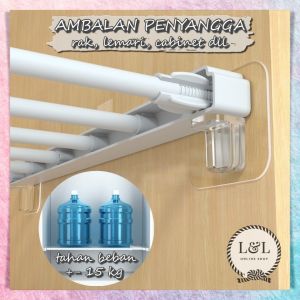 Ambalan Rak Dinding Lemari & Perekat Tempel Sekat Laci