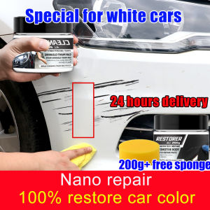 【200g free sponge】car scratch remover scratch remover for car car paint touch up car polish scratch remover car paint scratch repair Car Paint Scratch Care Polishing 100% restoration of paint color