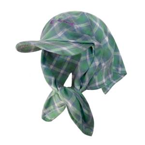 Popular Plaided Baseball Hat With Adjustable Strap Great Bandana Headscarf Hat For Adult And Street Styles Outfit