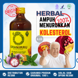 Obat Kolesterol Paling Ampuh HERBAL ORANIRRU Atasi Asam Urat Kolesterol Nyeri Sendi Original Bpom 330ml