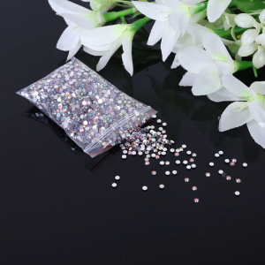 5000pcs Pink Gradient Flat Back Gems Round Rhinestones for DIY Crafts Nail Art Clothes Shoes Bags Phones