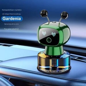 Robot Auto Car Aromatherapy Air Refresher Purifier for Vehicle Air Freshener Car Dedicated Fragrance Aromatherapy Decor Long-lasting Car Fragrance Deodorizing