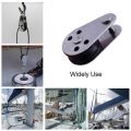 5PCS 316 Stainless Steel Pulley Block 45mm Hanging Wire Towing Wheel Lifting Wire Rope Cable Pulley Roller For 2mm To 8mm Rope. 