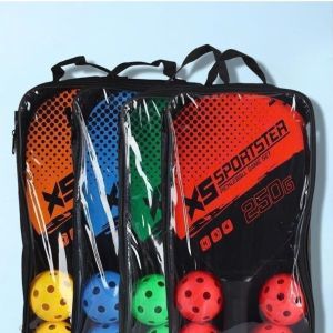 Bộ Vợt Pickleball SPORTSTER 250g Có Túi 4 Bóng – Vợt Gỗ Cao Cấp Cho Người Mới & Giải Trí Nhiều Màu