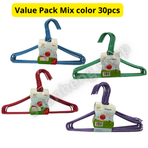 Kids Clothes Hanger 10pcs Set – Colorful Lightweight & Durable Hangers for Children