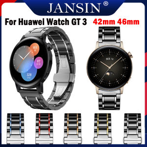 Ceramic band For Huawei watch GT 3 42mm 46mm Watch For Huawei watch GT 3 SE Smart ceramic Luxury stainless steel strap