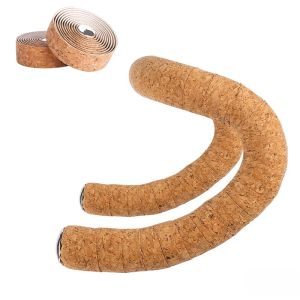 Bicycle Wrap Handlebar Strap Wood Grain Tape MTB Road Bike Cork Handlebar Belt Cycling Handle Tape Anti-slip Belt