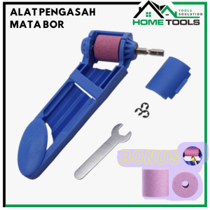 Alat Asah Mata Bor Pengasah Mata Bor Drill Bit Besi Kayu Beton Sharpener Titanium Original Free Refil Bati Asahan