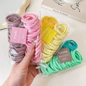 50pcs Dopamine Hair Tie for Women Elastic Stretch Rubber Hair Bands Simple Ponytail Durable HairRope