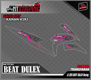 Striping Beat Deluxe New Street Iss CBS 2020-2023 Transparan Variasi Simpel SemiFull Terbaru LE225