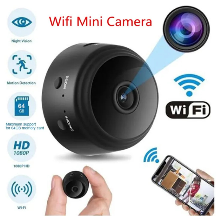 A9 Mini Camera CCTV Surveillance Cameras WifI HD Mini Camera With Night  Vision Camcorder Web Video Surveillance CCTV Home IP Camera Package  Lazada