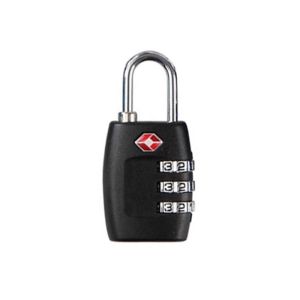 TSA Luggage Lock Password LockSuitcase Bags and Gym Lock 3 Digit Travel  Combination Cable Padlock