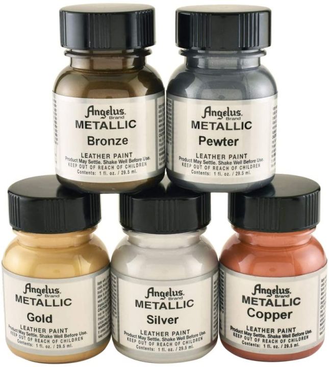 Angelus metallic paint 1oz original packaging authentic acrylic