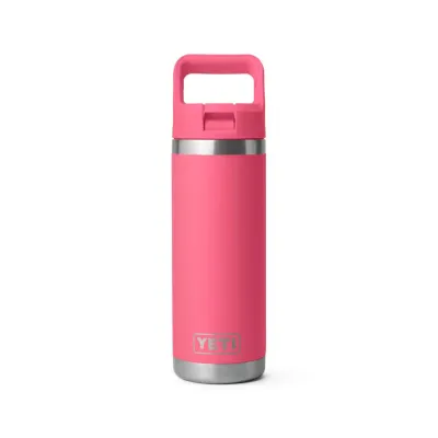 Yeti Rambler 18oz Colored Straw Bottle
