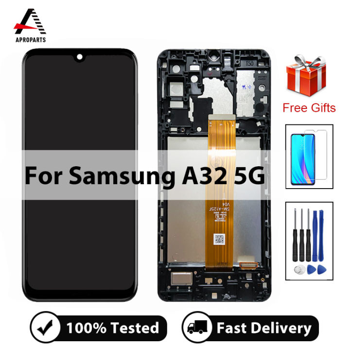Compatible Samsung Galaxy A32 5G Screen Replacement with Frame, XR MARKET  LCD Display Touch Digitizer Screen Assembly Part for SM-A326U/A326B Series  with Tools, NOT for 4G Version : : Electronics