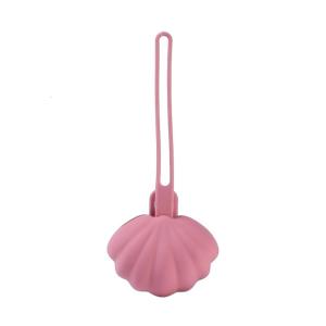 Thực phẩm cấp Ti giả silicon trường hợp hình vỏ Đồ chơi bé mọc răng container hộp xách tay Toddler Esential Túi xếp đồ