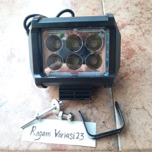 Lampu Tembak Sorot Cwl 6 Led 3 Mode + Lampu Senja