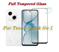 For Tecno Spark Go 1 Full Tempered Glass Screen Protector Tecno Spark go1 9H Protective Glass Full Glue Tempered Glass. 