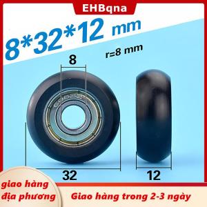 [COD] EHBqna 3PF Ship within 24 hours 1PC 608 ZZ 8x32x12mm 608ZZ gói nhựa nylon bọc POM dòng dây dây mang ròng rọc bánh xe nhựa