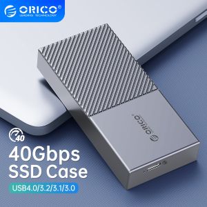 ORICO Super Fast speed 3.0 Type-C USB4 NVMe SSD Enclosure 40Gbps PCIe3.0  Aluminum M.2 SSD Case Compatible with Thunderbolt 3 4 USB3.2 USB 3.1