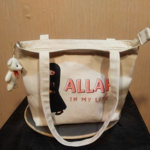 Tote Bag Kanvas Wanita Printing