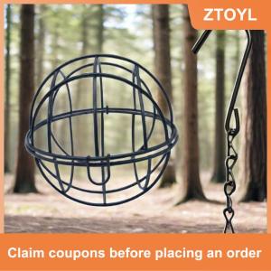 【ZTOYL】 1 cái kim loại suet bóng Bird Feeder Set với treo chuỗi sóc bằng chứng Bird feeders cho vườn ngoài trời Chim Ruồi feeders