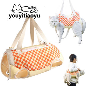 YOUYITIAOYU Pet Cat One Shoulder Strap Portable Handheld Crossover Cat Bag Anti Slip Cat Tool 猫咪携带包