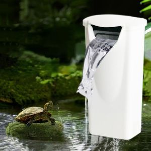 CUTE ELVES เงียบไร้เสียง เครื่องกรองน้ำเต่าต่ำ 3W ค่ะ อัตโนมัติอัตโนมัติอัตโนมัติ ปั๊มกรองเต่า ใช้งานได้จริง พลาสติกทำจากพลาสติก ตัวกรองน้ำตกแบบแขวน สำหรับกบเต่าเต่าปลา