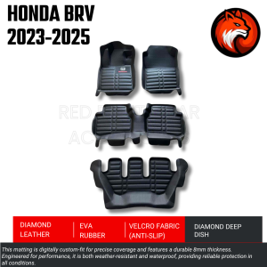 Honda BRV 2023-2025 Premium Diamond Deep Dish Car Floor Mats