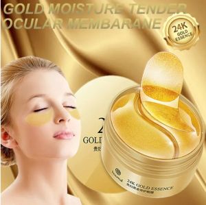 60pcs/box 24k Gold Moisturizing Eye Mask for Eyebags Collagen Eye Patch for Eyebags Remover Original Eye Mask Eye Care
