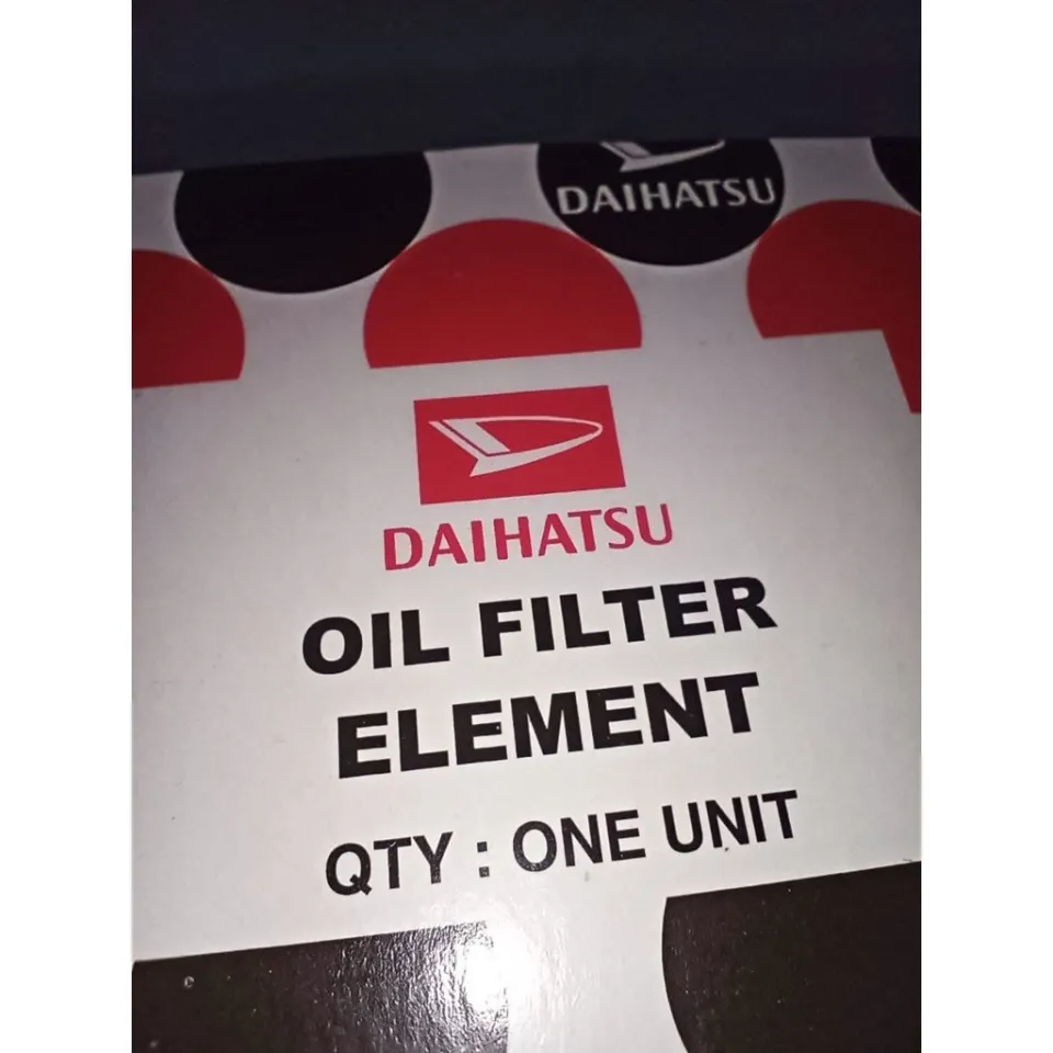Genuine Daihatsu Oil Filter Element 15601-87702-001 - Penapis