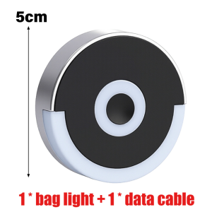 Creative Handbag Lamp with Automatic Sensor Mini Purse Illuminating Light LED Touch Cosmetic Bag Lights for Women Bags Accessories